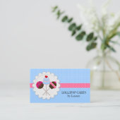 Cake Pops Visitekaartje (Staand voorkant)
