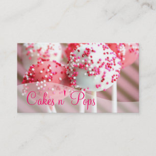 Cake Pops Winkel Cupcakes Bakkerij Catering Visitekaartje