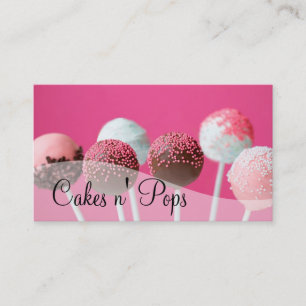 Cake Pops Winkel Cupcakes Bakkerij Catering Visitekaartje