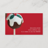 Cake Pops Winkel Cupcakes Bakkerij Catering Visitekaartje (Achterkant)