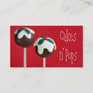 Cake Pops Winkel Cupcakes Bakkerij Catering Visitekaartje