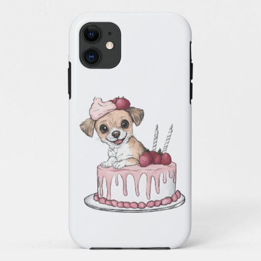 Cake Puppy Joy Case-Mate iPhone Case (Achterkant)