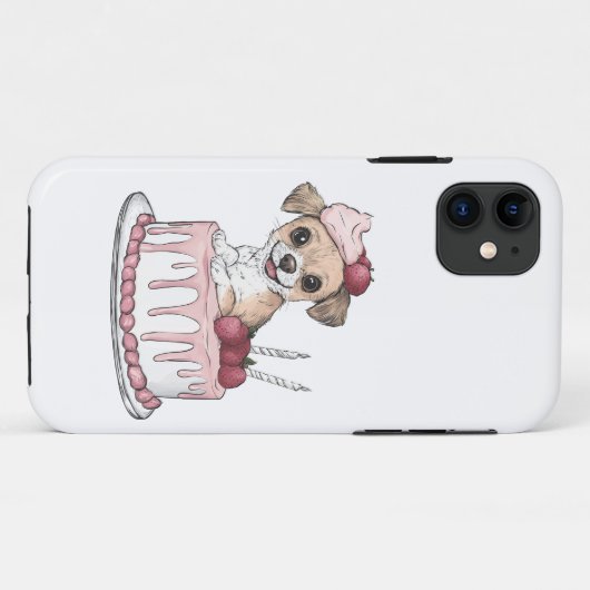 Cake Puppy Joy Case-Mate iPhone Case (Achterkant (horizontaal))