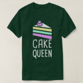 Cake Queen Cute en Funny Baker Design T-shirt (Design voorkant)