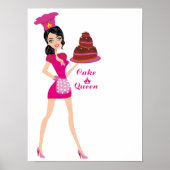 Cake Queen Poster (Voorkant)
