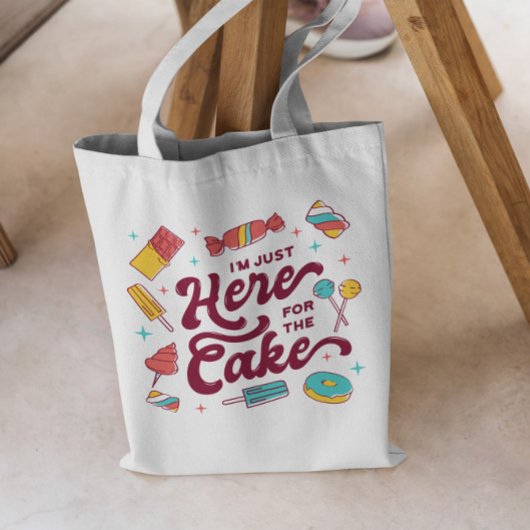 Cake Quote Tote Bag