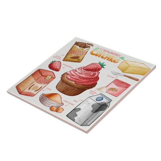 Cake Recipe Tegeltje (Zijkant)