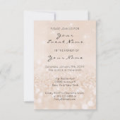 Cake Roos Gold Crystals Creamy Confetti Glitter Kaart (Achterkant)