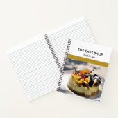 Cake shop: bruin en wit notitieboek (Binnen)