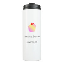 Cake shop cupcake silhouet white