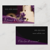 Cake Shop Cupcakes Bakery Catering Visitekaartje (Voorkant / Achterkant)