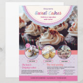 Cake Shop Flyer Sjabloon (Voorkant / Achterkant)