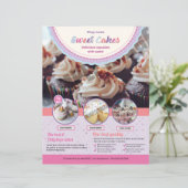 Cake Shop Flyer Sjabloon (Staand voorkant)