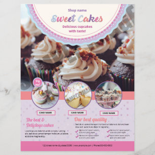 Cake Shop Flyer Sjabloon