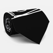 Cake Sketch Mannen Wedding Stropdas (Opgerold)