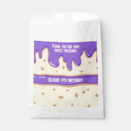 Cake slice cartoon lief kids verjaardagsfeestje bedankzakje