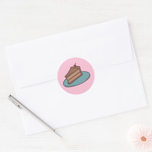 Cake Slice Stickers (Envelop)