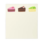 Cake Slices Dessert Notitieblok (Voorkant)
