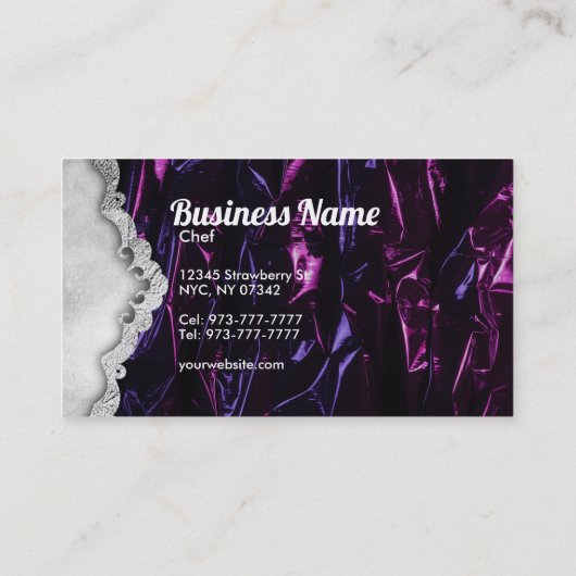 Cake Slogans visitekaartjes (Achterkant)