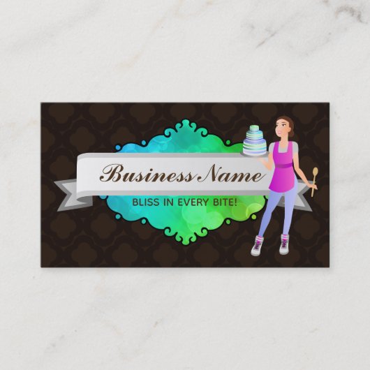 Cake Slogans visitekaartjes (Voorkant)