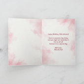 Cake Smash Photo Collage Girl First Birthday Kaart (Binnen)