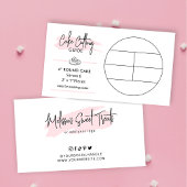 Cake Snijgids 4" Ronde bruidstaart porties Informatiekaartje