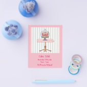 Cake Stall Bake Sale-advertentie Flyer (Enkel)