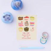 Cake Stall Bake Sale-advertentie Flyer (Enkel)
