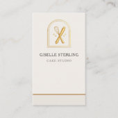 Cake Studio QR Code Visitekaartje (Voorkant)