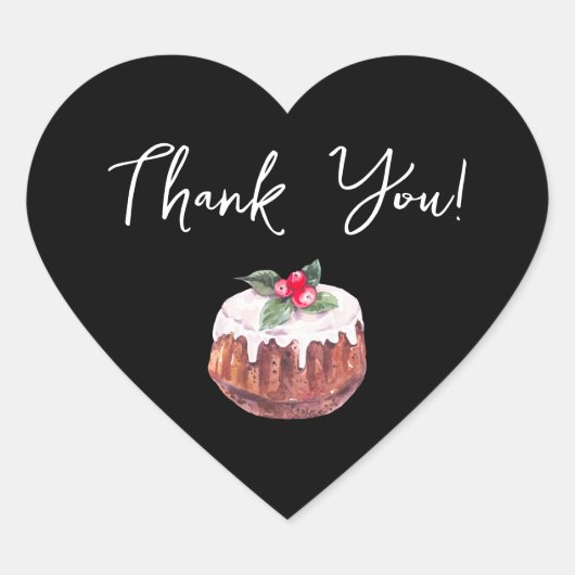 Cake Thank You label (Voorkant)