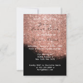 Cake Unicorn Pink Gold Crystals Silver Glitter Lux Kaart (Achterkant)
