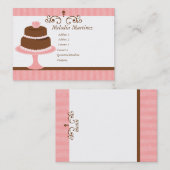  Cake Visitekaartje (Voorkant / Achterkant)