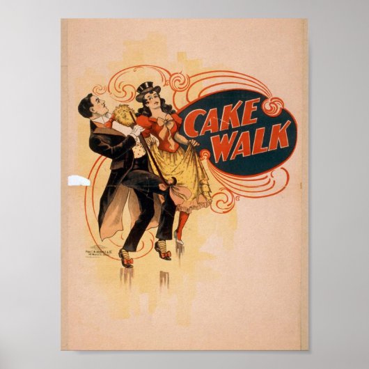 Cake Walk Retro Theater Poster (Voorkant)