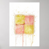 Cake Wall Art Print 'Battenberg' (Voorkant)
