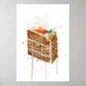 Cake Wall Art Print 'Carrot Cake'  (Voorkant)