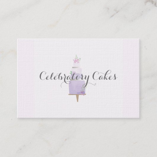 Cake water kleur Visitekaartje (Voorkant)