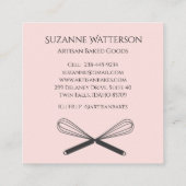 Cake & Whisks Bakkerij Product Visitekaartje (Achterkant)