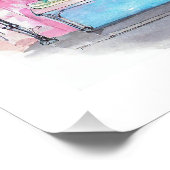 Cake winkel waterverf perfect poster (Hoek)