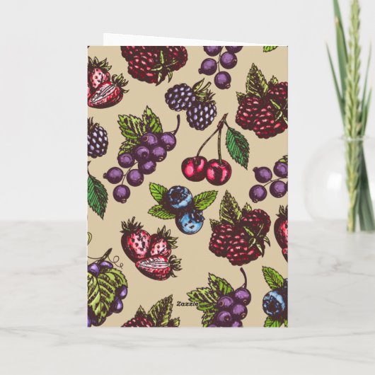 Cake Wishes Verjaardag Kaart en kleurplaat (Achterkant)