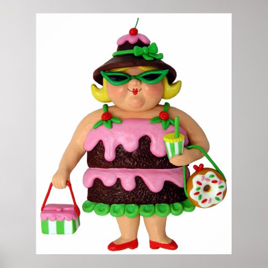 Cake Woman Poster (Voorkant)