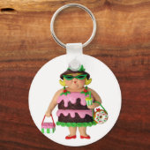 Cake Woman Sleutelhanger (Voorkant)