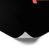 Cake-won-do Funny Taekwondo Cake Pun Dark BG Poster (Hoek)