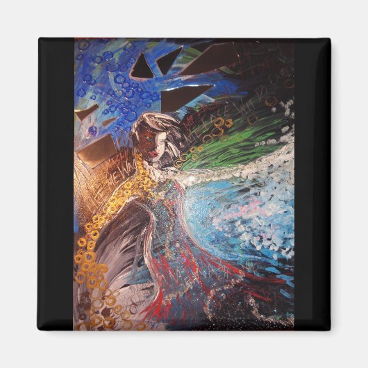 Cake zeep huid bleken bewustzijn magneet (Voorkant)