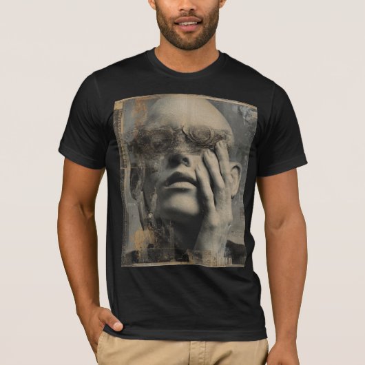 Caked in Solace – Spectral Oracle Fine Art Piece T-shirt (Voorkant)