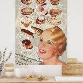 cakeekkoekjes cakkerkoekjes poster (Keuken)