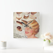 cakeekkoekjes cakkerkoekjes vierkante klok (Huis)