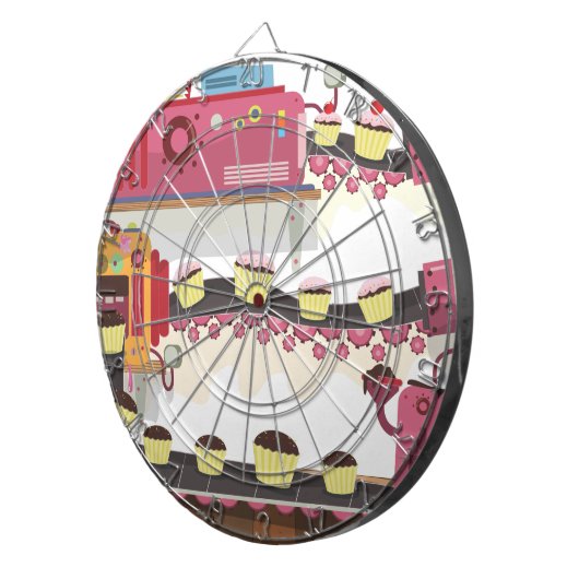 Cakefabriek Dartbord (Voorkant Rechts)