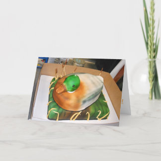 "Cakefowl" dank je wel kaart