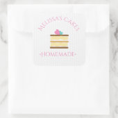 Cakelogo Stickers Thuis Bakkerij Sprinkels (Tas)