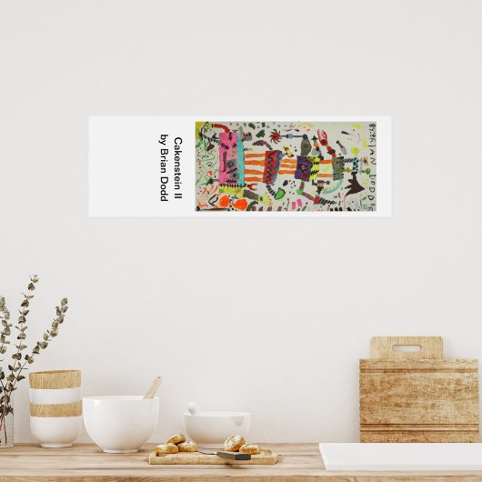 Cakenstein II Poster (Keuken)